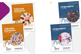 Livros da coleção EJA.