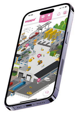 Programa Seppo rodando no celular.